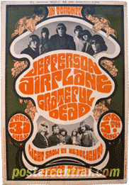 Jefferson Airplane, grateful dead poster